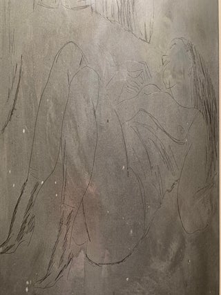 Original Dry Point Etching Plate for Walt Kuhn's "Colt" 1922