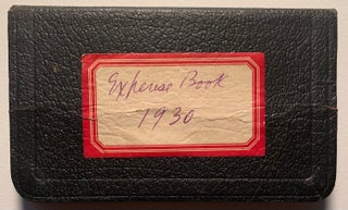 Item #991 Zane Grey's 1930 Expense Book. Zane Grey