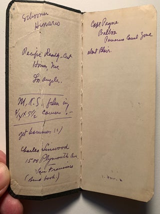 Zane Grey's 1930 Expense Book