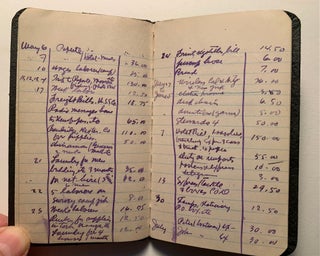 Zane Grey's 1930 Expense Book