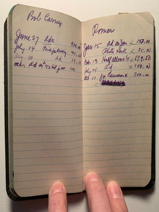Zane Grey's 1930 Expense Book